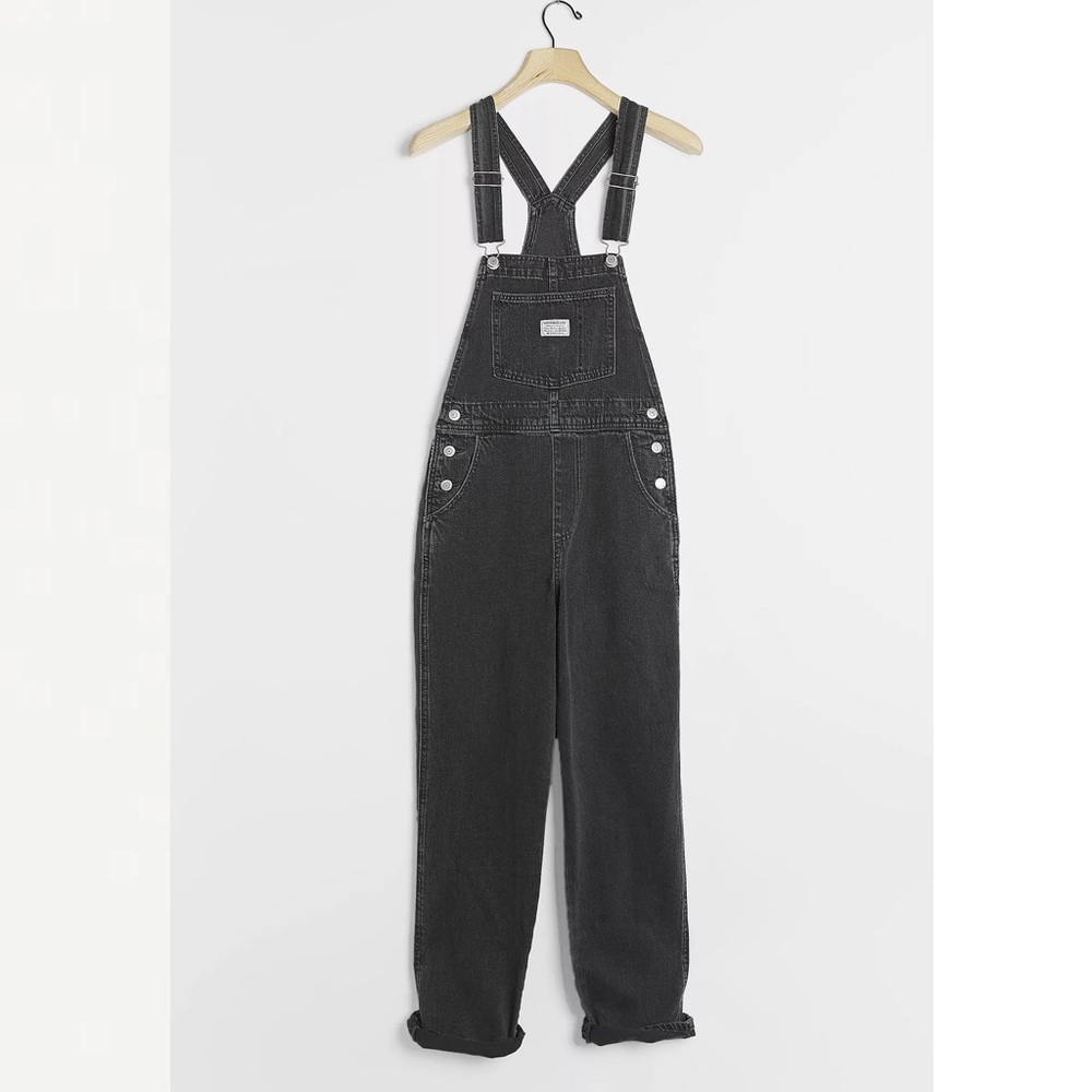 NWT Levi’s Vintage Denim Overalls In Black Market - Picture 6 of 13